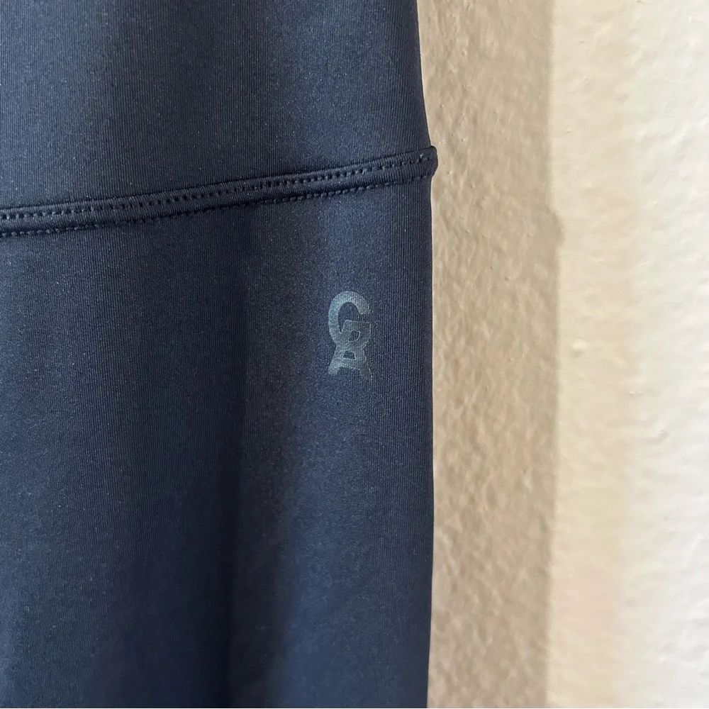 GOOD AMERICAN Leggings with Mesh Cutout Detailing on Lower‎ Legs